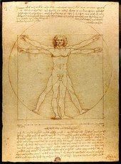 Vutrivius man Leonardo Da Vinci (1490)